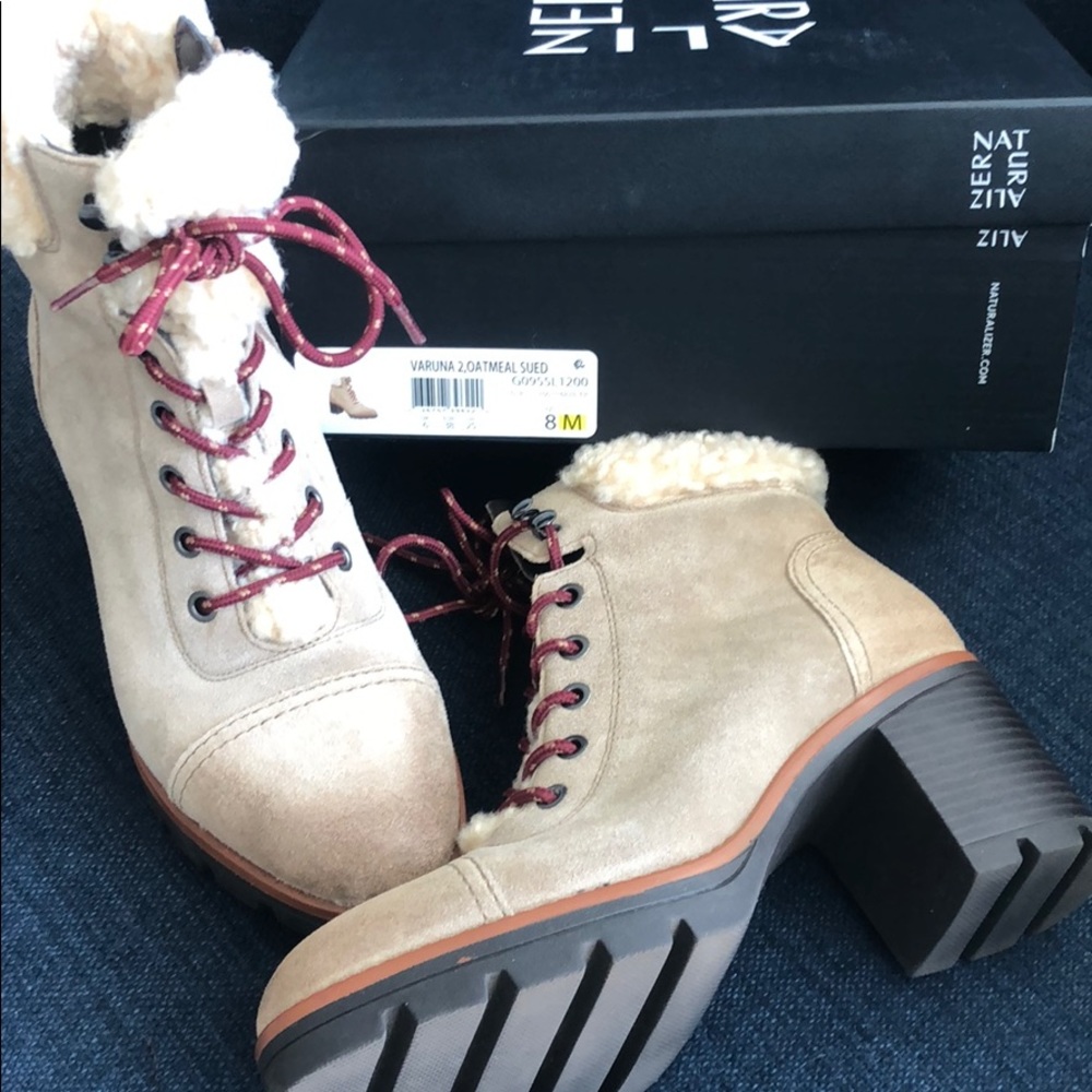 Varuna 2, Oatmeal Suede Waterproof Booties